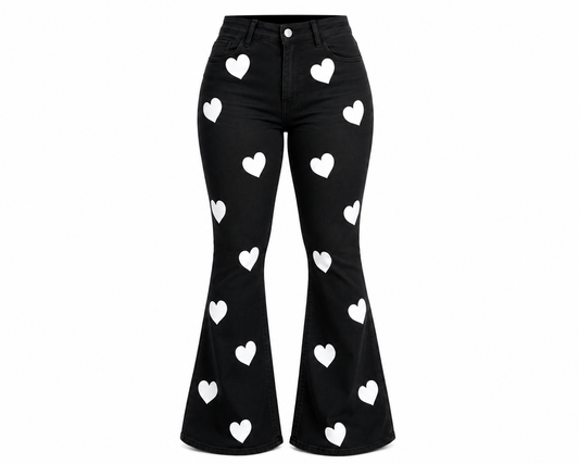 Cupid Flared High Waisted Jeans