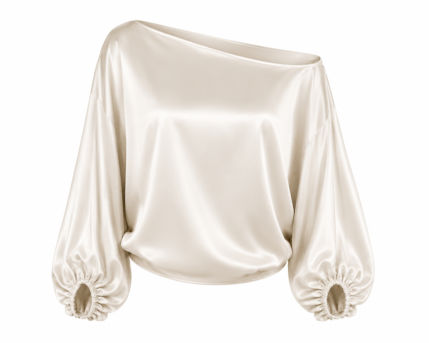 Ivory Drift Off The Shoulder Blouse