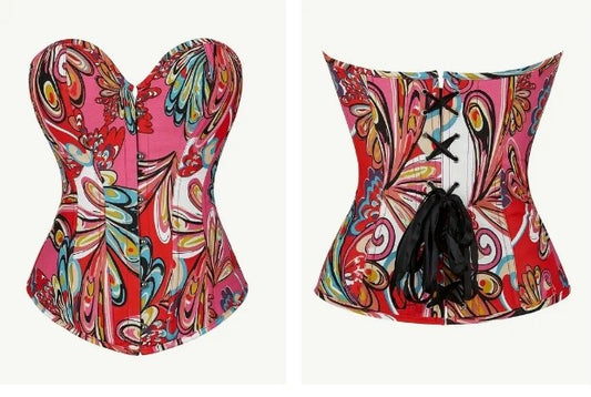 Pink Painted   Corset