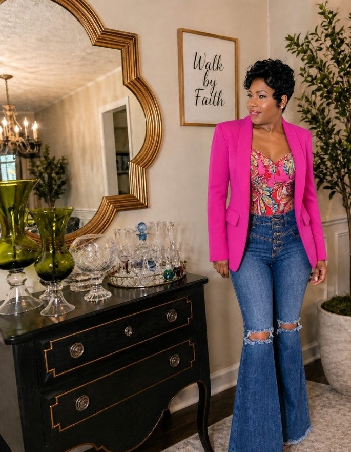 The Butta Blazer, Fuchsia