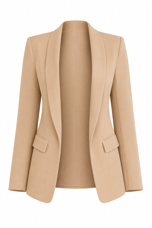 The Butta Blazer, Beige